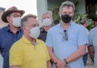 Prefeito Mailson, Sec. de infra estrutura,Sec ADM e Toda Sua equipe de trabalho